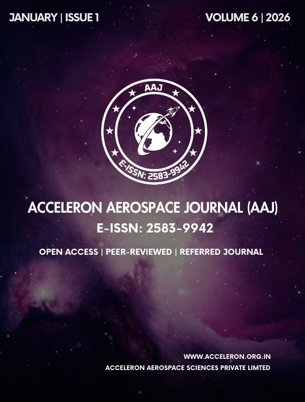 					View Vol. 6 No. 1 (2026): Acceleron Aerospace Journal (AAJ), Volume 6, Issue 1, 2026
				
